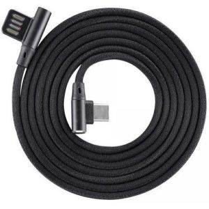 USB A - Type C 1,5m 90? Black S-BOX KABL USB A - Type C 1,5m 90 Black Kablovi i konektori