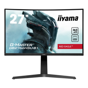 GB2766HSU-B1 Iiyama MONITOR GB2766HSU-B1 27" ETE VA-panel, Curved Gaming 1500R, G-Master Red Eagle, FreeSync Premium, 1920x1080@165Hz, DP, 2xHDMI, 1ms MONITOR