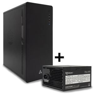 S-BOX PC KUĆIŠTE ATX MID TOWER + NAPAJANJE PSU-400 PCC 500 B ATX + PSU 400