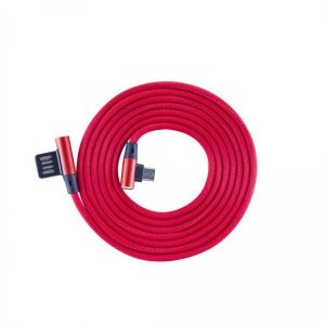 USB A - Micro B 1,5 m 90? Red S-BOX KABL USB A - Micro B 1,5 m 90 Red Kablovi i konektori