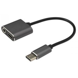 USB TYPE-C->TYPE-C + 3.5mm S-BOX ADAPTER USB TYPE-C->TYPE-C + 3.5mm Kablovi i konektori