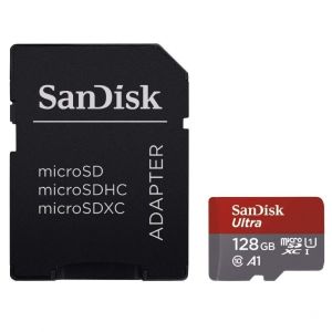 SDHC 128GB micro 100MB/s 40MB/s Class10 U3/V30+SD adap. SanDisk MEMORIJSKA KARTICA SDHC 128GB micro 100MB/s 40MB/s Class10 U3/V30+SD adap. MEMORIJSKA KARTICA