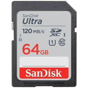 SDHC 64GB Ultra 120MB/s Class 10 UHS-I 67736 SanDisk MEMORIJSKA KARTICA SDHC 64GB Ultra 120MB/s Class 10 UHS-I 67736 MEMORIJSKA KARTICA