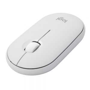 Logitech MIS Pebble Mouse 2 M350s, Tonal White