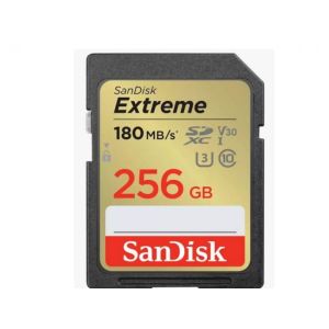 SDXC 256GB Extreme, 180MB/s UHS-I Class 10 U3 V30 67782 SanDisk MEMORIJSKA KARTICA SDXC 256GB Extreme, 180MB/s UHS-I Class 10 U3 V30 67782 MEMORIJSKA KARTICA