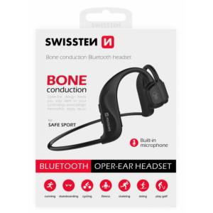 Bone (Crna) SWISSTEN Bluetooth Slušalice Bone (Crna) SLUSALICE