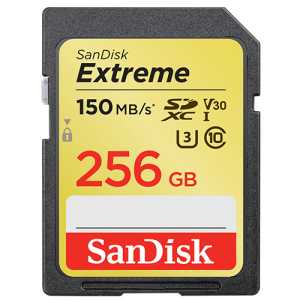 SDXC 256GB Extreme 150MB/s V30 UHS-I U3 SanDisk MEMORIJSKA KARTICA SDXC 256GB Extreme 150MB/s V30 UHS-I U3 MEMORIJSKA KARTICA