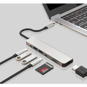 7u1 ADAPTER USB TYPE-C->HDMI/USB-3.0/SD+TF S-BOX 7u1 ADAPTER USB TYPE-C->HDMI/USB-3.0/SD+TF Kablovi i konektori
