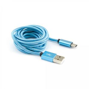 USB A-2.0 USB Type C  1,5 m, Fruity Blue S-BOX USB KABL USB A-2.0 USB Type C 1,5 m, Fruity Blue Kablovi i konektori