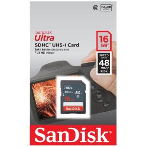 SDHC 16GB Ultra 48MB/s Class 10 UHS-I SanDisk MEMORIJSKA KARTICA SDHC 16GB Ultra 48MB/s Class 10 UHS-I MEMORIJSKA KARTICA