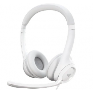Logitech SLUŠALICE H390 ClearChat Comfort USB Headset White